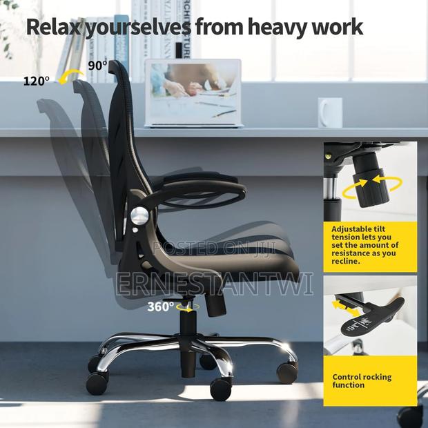 Foldable Ergonomic Office Chair From Holludle, Uk · Photo 4