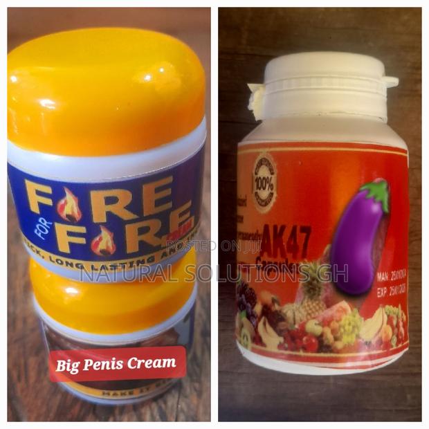 Fire Fire Big Penis Cream Ak47/Nufuteng Penis Capsules Bundle · Photo 2