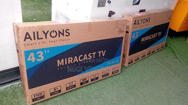 Ailyons 43" Digital Satellite Tv (Miracast) Frameless Led Tv Smartlife · Photo 6