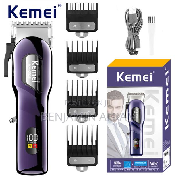 High Quality Rechargeable Hair Clippers Km- 2335 · Photo 1
