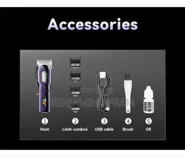 High Quality Rechargeable Hair Clippers Km- 2335 · Photo 5