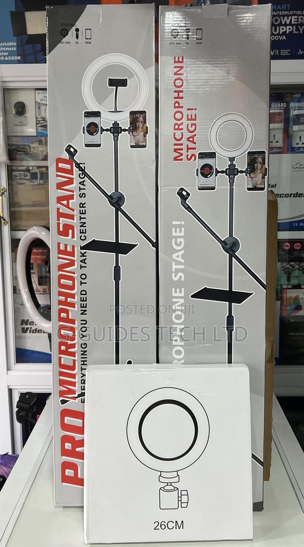 Pro Microphone Stand, Pro Tripod Stand for Microphone and Phone · Photo 4
