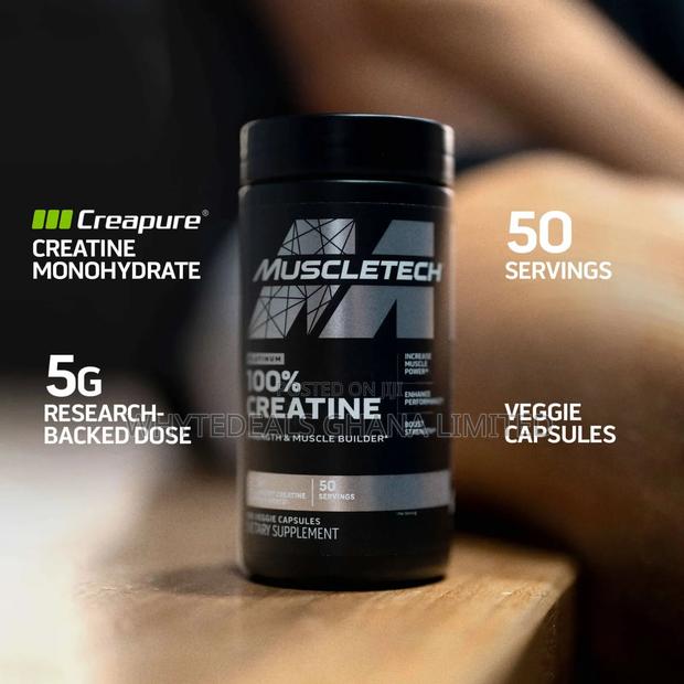 Muscletech 100% Platinum Creatine Capsules| Muscle Builder|Strength · Photo 3