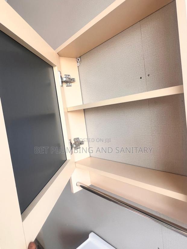 Cream Cabinet Basin With Mirror_50cm_cabinet Basin · Photo 5