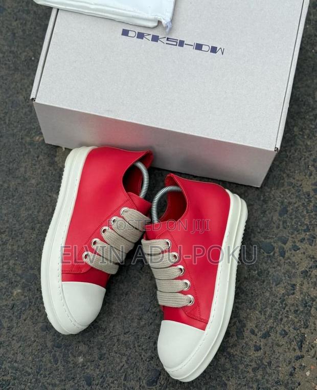 Rick Owens Hollywood Jumbolaced Sneakers In Different Colors , Swipe > · Photo 2