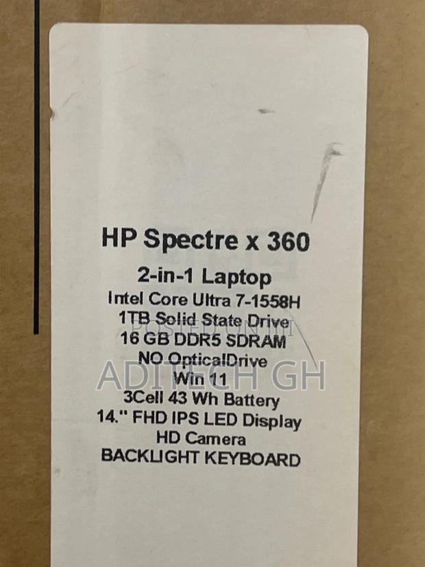 New Laptop HP Spectre X360 13 16GB Intel Core Ultra 7 SSD 1T · Photo 2