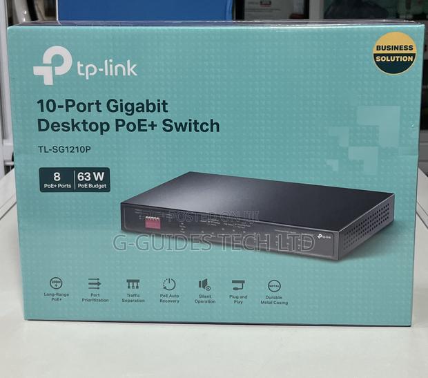 TP-Link 10-Port Poe Gigabit Switch TL-SG1210P · Photo 1