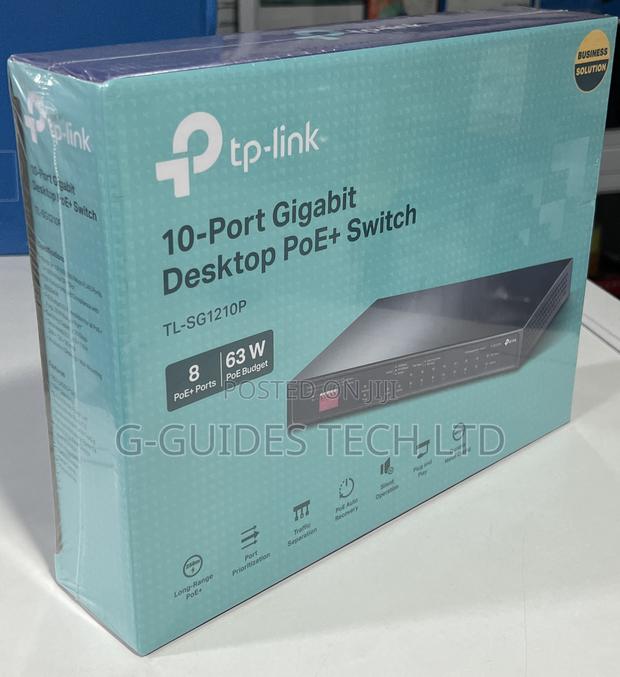 TP-Link 10-Port Poe Gigabit Switch TL-SG1210P · Photo 7