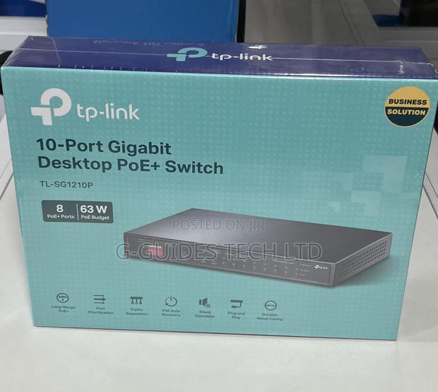 TP-Link 10-Port Poe Gigabit Switch TL-SG1210P · Photo 8
