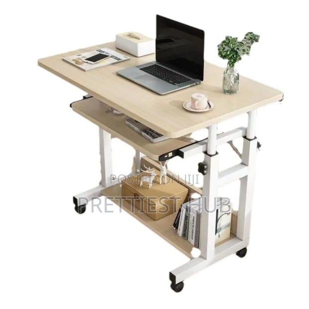 Height-Adjustable Laptop/Computer Desk With Keyboard Tray · Photo 2