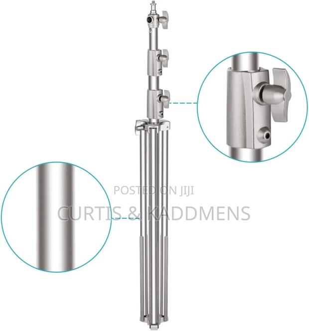 280cm 2.8m 9ft Professional Heavy Duty Stainless Steel Light Stand · Photo 2