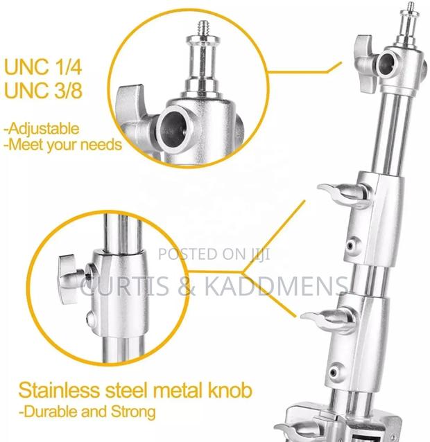 280cm 2.8m 9ft Professional Heavy Duty Stainless Steel Light Stand · Photo 3