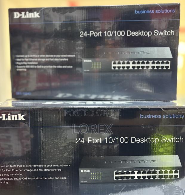 D-Link 24 Port Fast Ethernet Unmanaged Desktop Switch Des-1024d · Photo 2