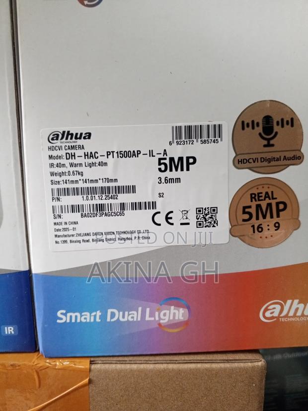 Dahua Analog Smart Dual Light Pt 5mp Camera Dh-Hac-Pt1500ap-Il-A · Photo 2