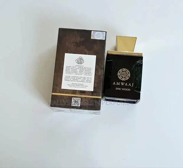 Amwaaj Epic Wood Perfume by Fragrance World, 100ml, Men's · Photo 3