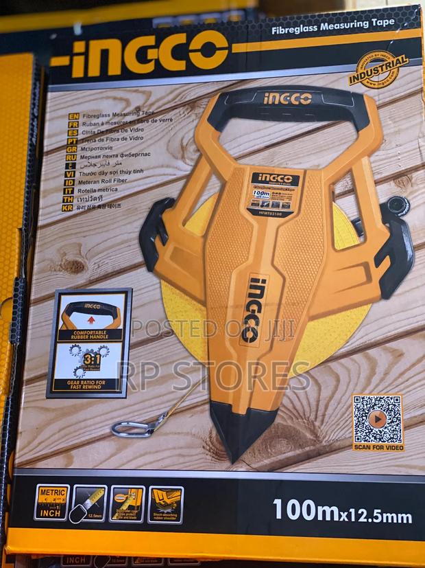 Ingco Fiber Glass Measuring Tape 100m · Photo 2