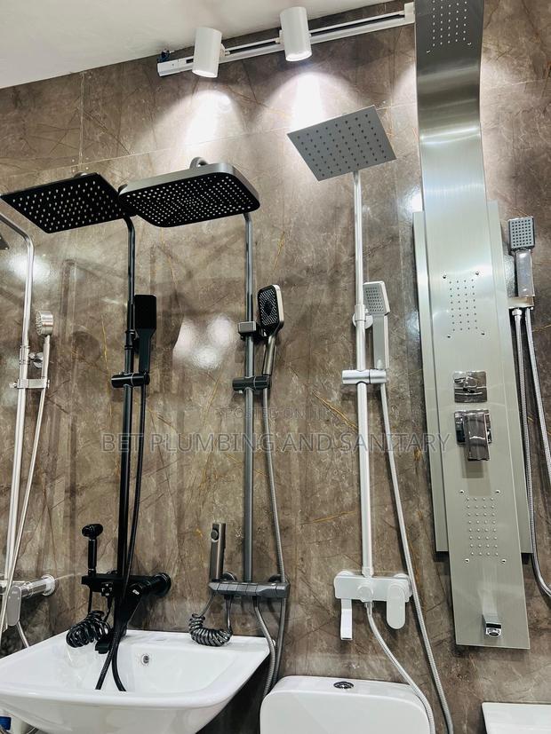 3in1 Black and Silver And_piano 4in1 Shower Complete_ · Photo 1