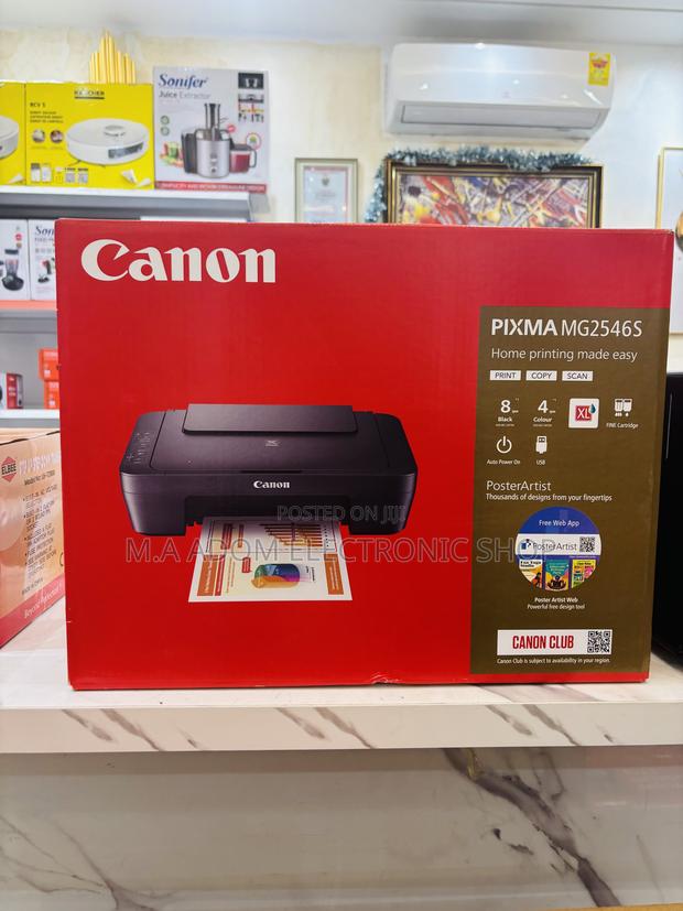 Original Canon Pixma Mg 2546s All in on Printer Color Black · Photo 1