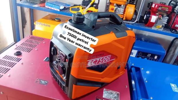Quiet Noise Ecoolmax Inverter 7kva 7500i Petrol Generator · Photo 1