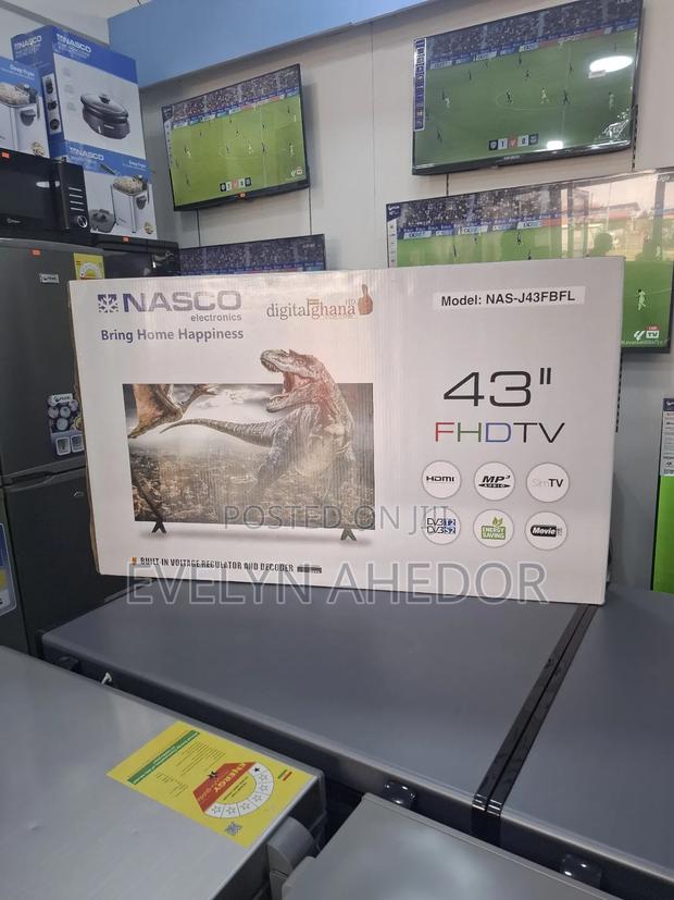Nasco Flameless 43 Inches Digital Satellite TV Brand New for Sale · Photo 1