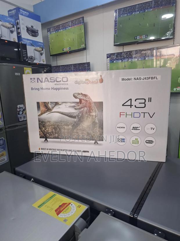 Nasco Flameless 43 Inches Digital Satellite TV Brand New for Sale · Photo 2