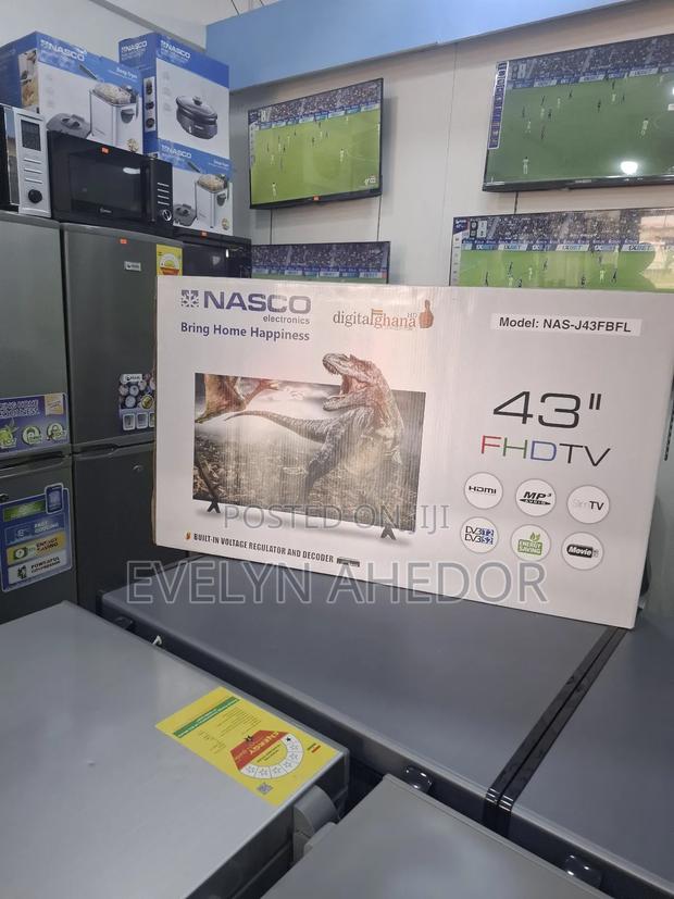Nasco Flameless 43 Inches Digital Satellite TV Brand New for Sale · Photo 3