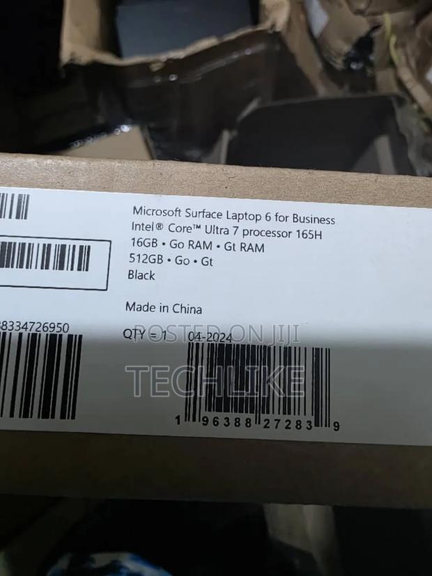 New Laptop Microsoft Surface Laptop 6 16GB Intel Core Ultra 7 SSD 512GB · Photo 1