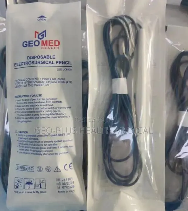 Disposable Electrosurgical Pencil ( Diathermy Pencil) · Photo 1