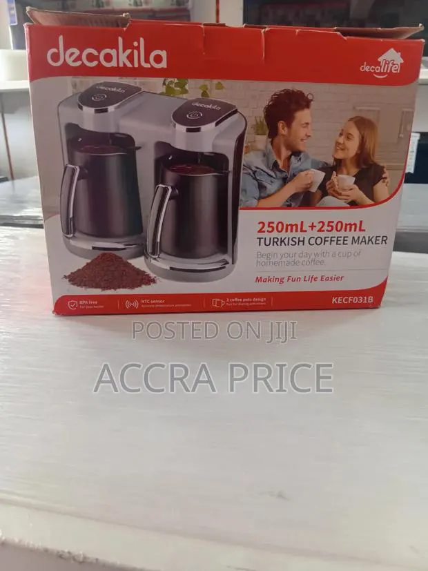 Decakila 500ml Turkish Coffee Maker – Double Pot Design Coffee Maker