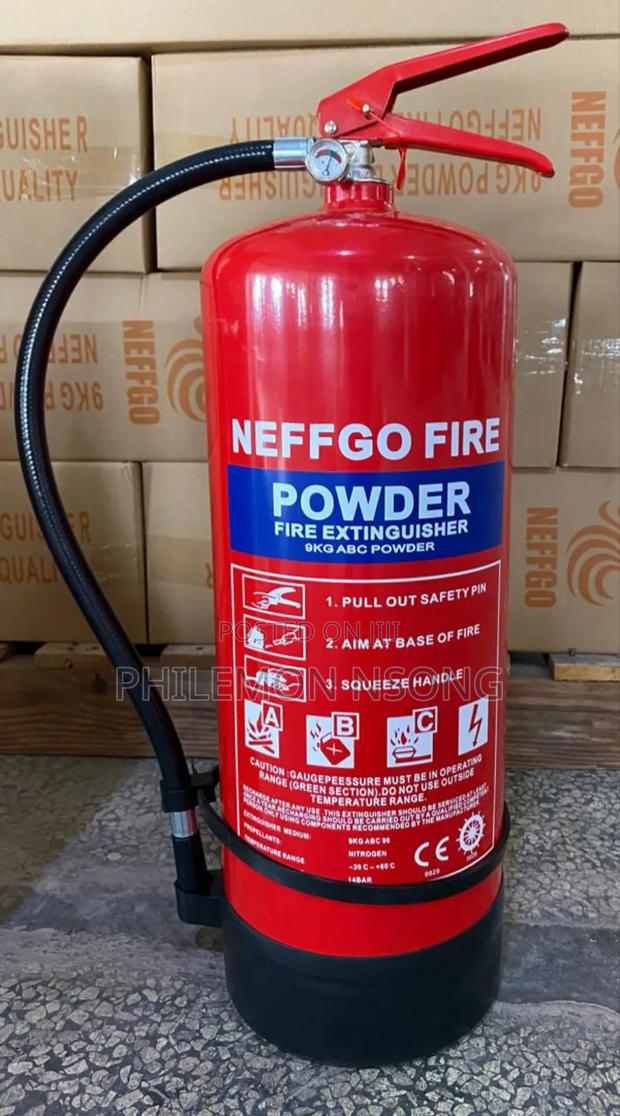 Neffgo 9kg Abc Dry Chemical Powder Fire Extinguisher. · Photo 1