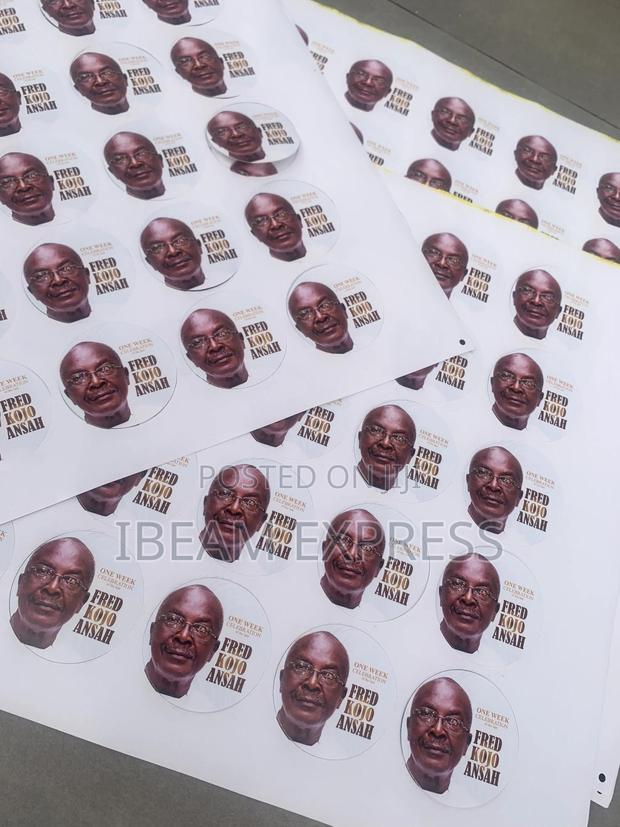 Water Resistance Paper Sticker Print And Cut (Machine Cutting) · Photo 1