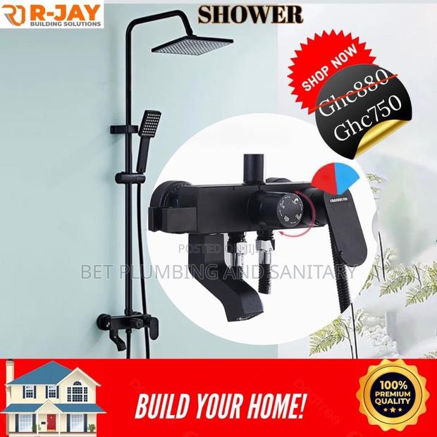 3in1 Black Shower Set_ Bathroom Shower Set- · Photo 1