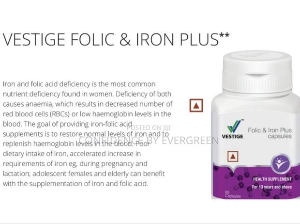 Folic And Iron Plus Capsules By Vestige · Photo 3
