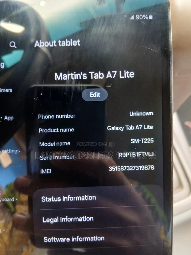 Samsung Galaxy Tab A7 Lite 32 GB Gray · Photo 3