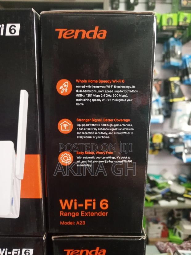 Tenda Wi-Fi 6 Ax1500 Range Extender A23 · Photo 2