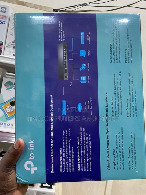 Tp Link 10-port Gigabit Desktop + Poe Switch · Photo 3