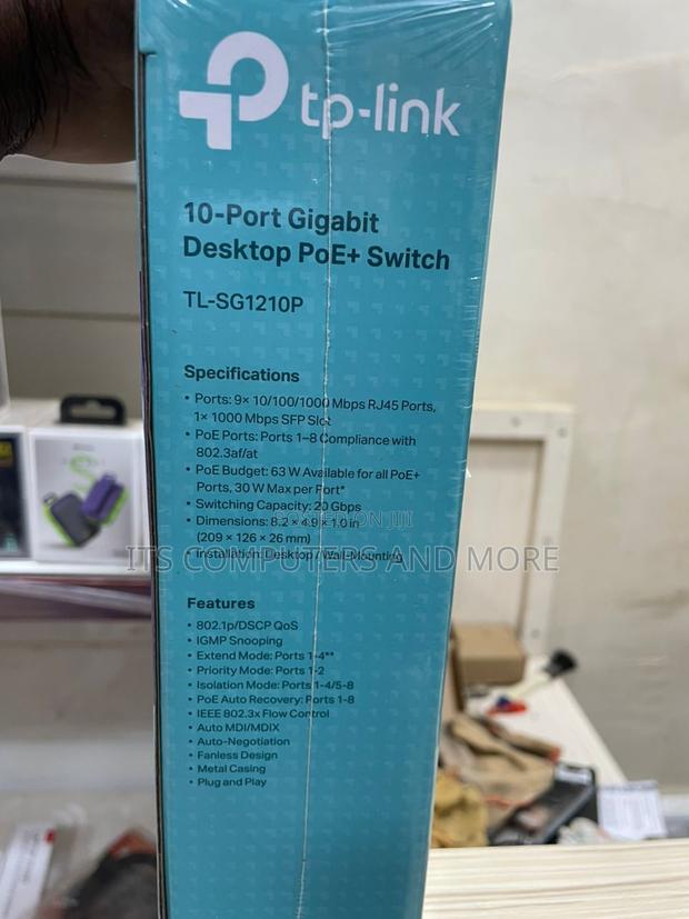 Tp Link 10-port Gigabit Desktop + Poe Switch · Photo 4