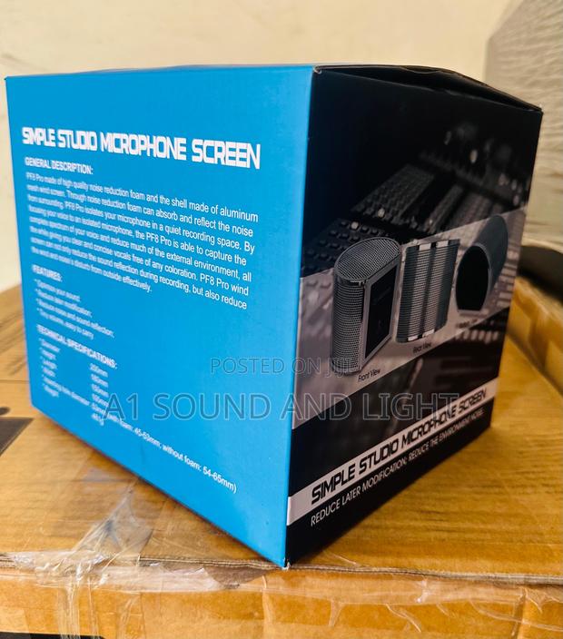 Alctron Pf8 Pro Reflection Shield. [ Metallic ] · Photo 2