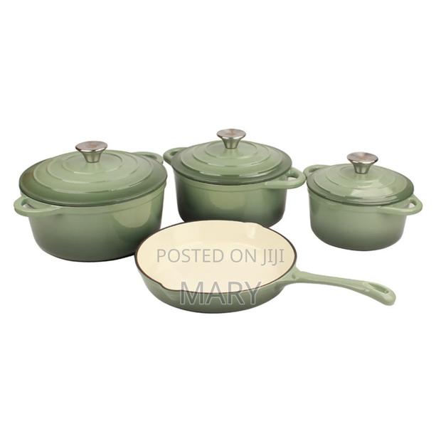 4set/ 7pcs Enamel Cast Iron Cookwares · Photo 4