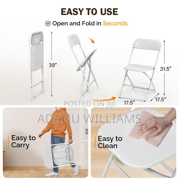 Premium Quality Plastic Folding Chair for Conference Etc · Photo 5