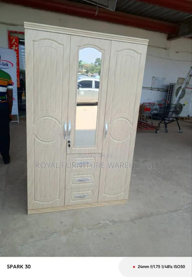 Imported Mercedes Benz Design 3doors Wooden Wardrobe · Photo 1