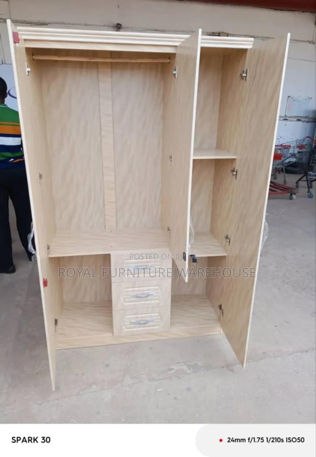 Imported Mercedes Benz Design 3doors Wooden Wardrobe · Photo 3