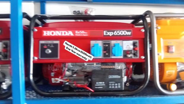 Japanese Honda 5.0kva 6500watt Petrol Generator Keystart · Photo 1