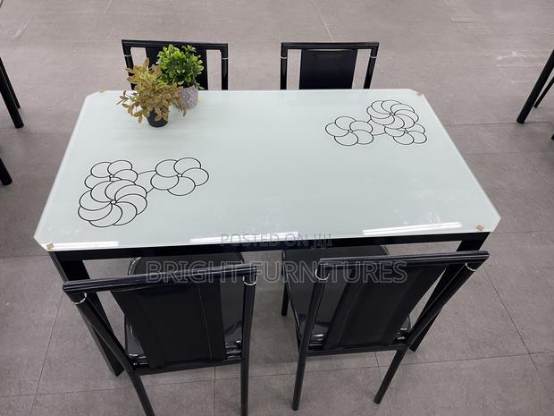 Dining Table (Glass Top 4 Seaters Dining Sets) · Photo 6