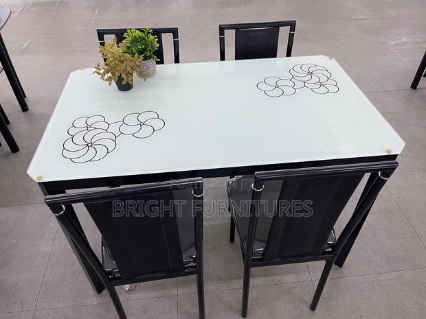 Dining Table (Glass Top 4 Seaters Dining Sets) · Photo 5
