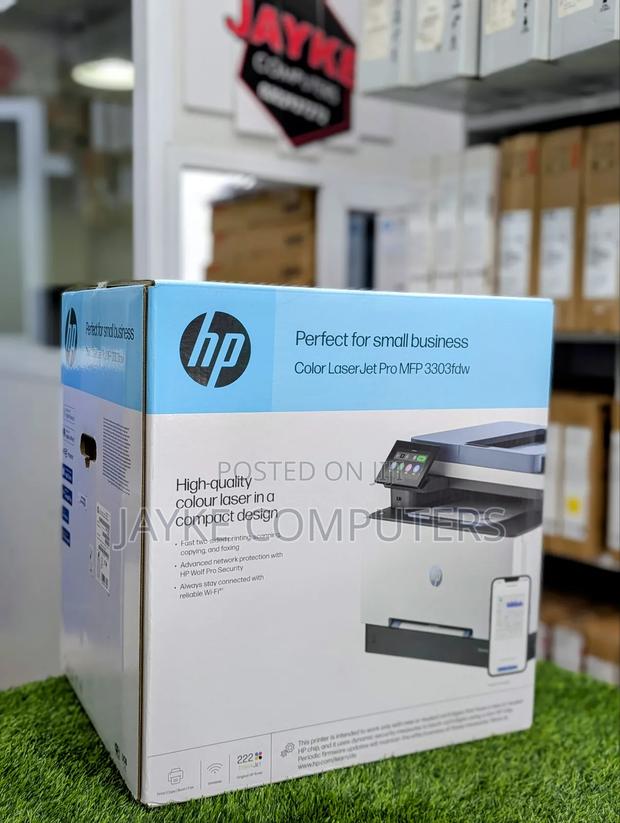 Hp Color Laserjet 3303fdw –Wireless, Print, Scan, Copy · Photo 1