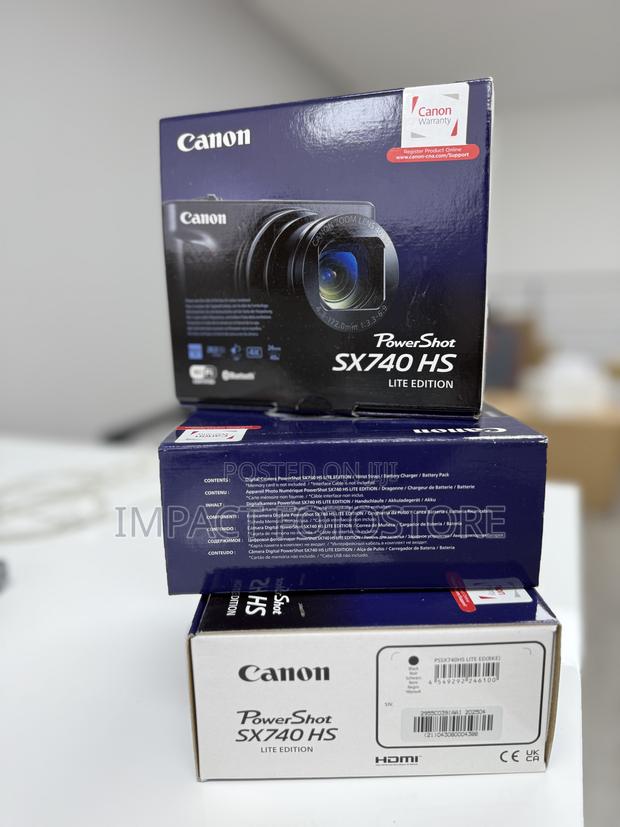 Canon Powershot Sx740 Hs Digital Camera (Black) · Photo 1