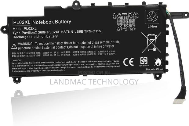Pl02xl Laptop Battery for Hp Pavilion 11 X360 Series · Photo 1