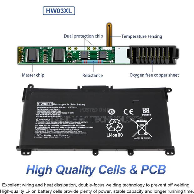 Hw03xl Battery Replacement for Hp Pavilion · Photo 3