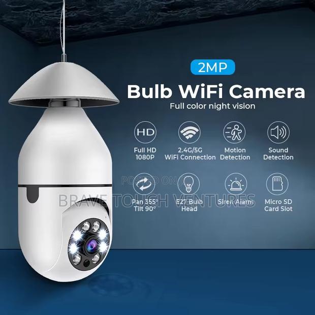 Wireless Night Vision 360 Degree Panoramic Security Bulb Camera · Photo 4